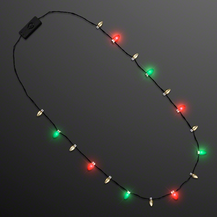 Make your Christmas more Merry with these LED Christmas Bulb Necklaces