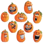 Mini Wacky Jack-O-Lantern Cutouts 