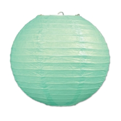 Mint Green Paper Lanterns
