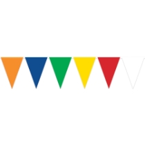 Multi-Color Oversized Pennant Banner 