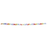 Multi-Color Silk 'N Petals Garland (Pack of 12) Multi-Color Silk N Petals Garland, tropical garland, Hawaiian garland, luau decorations, tropical party decorations, silk flower garland, floral garland, beach party supplies, Hawaiian party supplies, summer party decorations, island theme décor, tropical event decorations, colorful garland, luau party accessories, Party Express