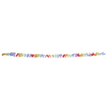 Multi-Color Silk 'N Petals Garland (Pack of 12) Multi-Color Silk N Petals Garland, tropical garland, Hawaiian garland, luau decorations, tropical party decorations, silk flower garland, floral garland, beach party supplies, Hawaiian party supplies, summer party decorations, island theme décor, tropical event decorations, colorful garland, luau party accessories, Party Express