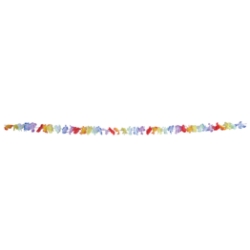 Multi-Color Silk N Petals Garland (Pack of 12) Multi-Color Silk N Petals Garland, tropical garland, Hawaiian garland, luau decorations, tropical party decorations, silk flower garland, floral garland, beach party supplies, Hawaiian party supplies, summer party decorations, island theme décor, tropical event decorations, colorful garland, luau party accessories, Party Express