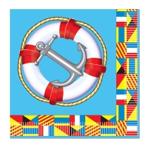 Nautical Luncheon Napkins