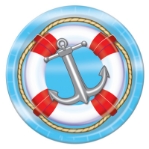 Nautical Plates for a beach themed party