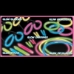 glow accessories that include glasses, necklaces, sticks, earrings, and bracelets