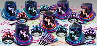 Neon Lights New Years Party Kit for 50 