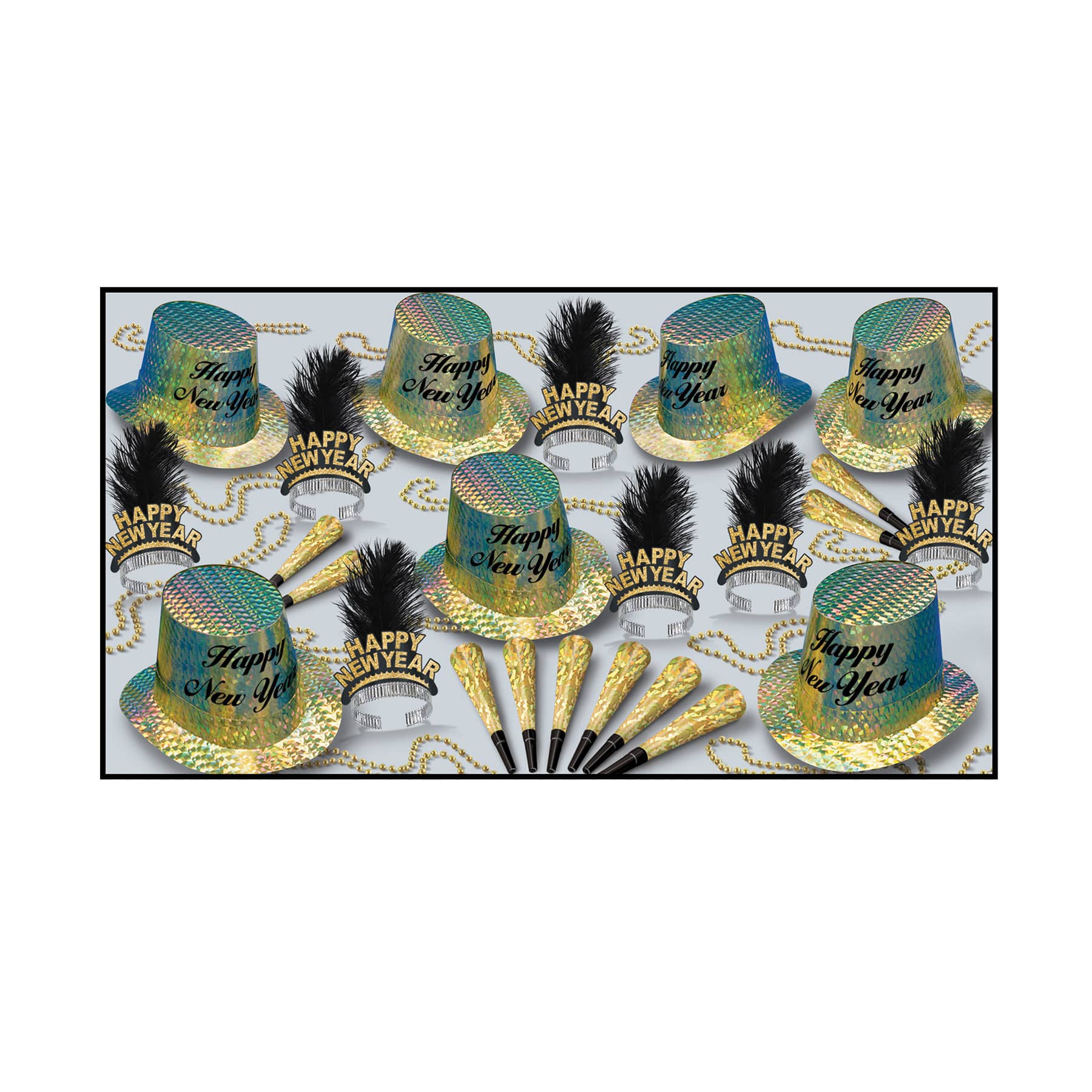 Topaz Happy New Year Assortment for 50 