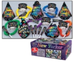 New Yorker New Year Assortment for 10 New Yorker New Year Assortment, assortment, new year's eve, party favor, hat, tiara, horn, leis, wholesale, inexpensive, bulk