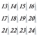Numbered Table Cards (Pack of 144) - 57206