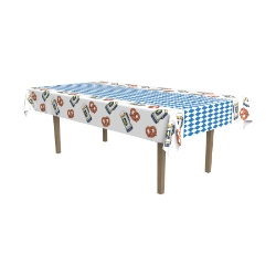 Oktoberfest Beer Stein & Pretzel Tablecover