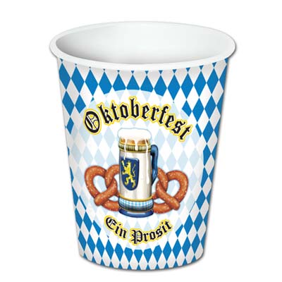 Paper cup printed for Oktoberfest.