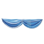 Blue and White Oktoberfest Fabric Bunting decoration