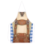 Oktoberfest Fabric Novelty Apron (Pack of 6) Oktoberfest apron, Bavarian apron, lederhosen apron, dirndl apron, Oktoberfest costume accessories, beer festival clothing, German themed party supplies, novelty aprons, Oktoberfest party favors, Party Express Oktoberfest
