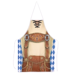Oktoberfest Fabric Novelty Apron (Pack of 6) Oktoberfest apron, Bavarian apron, lederhosen apron, dirndl apron, Oktoberfest costume accessories, beer festival clothing, German themed party supplies, novelty aprons, Oktoberfest party favors, Party Express Oktoberfest