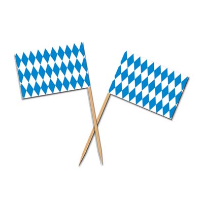 Oktoberfest Food Picks cupcake decoration 