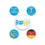Different phrases Oktoberfest Party Buttons