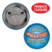 On My Wurst Behavior Button (Pack of 6) - BT173