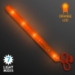 Orange Flashing LED Wands (Pack of 12) - PA10227-OR