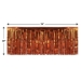 Orange Metallic Table Skirting (Pack of 6)  - 55048-O