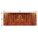 Orange Metallic Table Skirting (Pack of 6)  - 55048-O