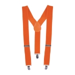 Orange Suspenders (Pack of 12) orange suspenders, adult suspenders, elastic suspenders, 1-1/2 inch suspenders, suspenders pack of 12, costume suspenders, party accessories, group costume accessories, orange costume gear, Party Express suspenders