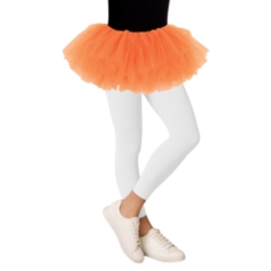 Orange Tutu (Pack of 6) orange tutu, orange tulle skirt, tutu pack of 6, 5-layer tutu, elastic waistband tutu, costume tutus, party tutus, group costume accessories, one size fits most tutu, Party Express tutus