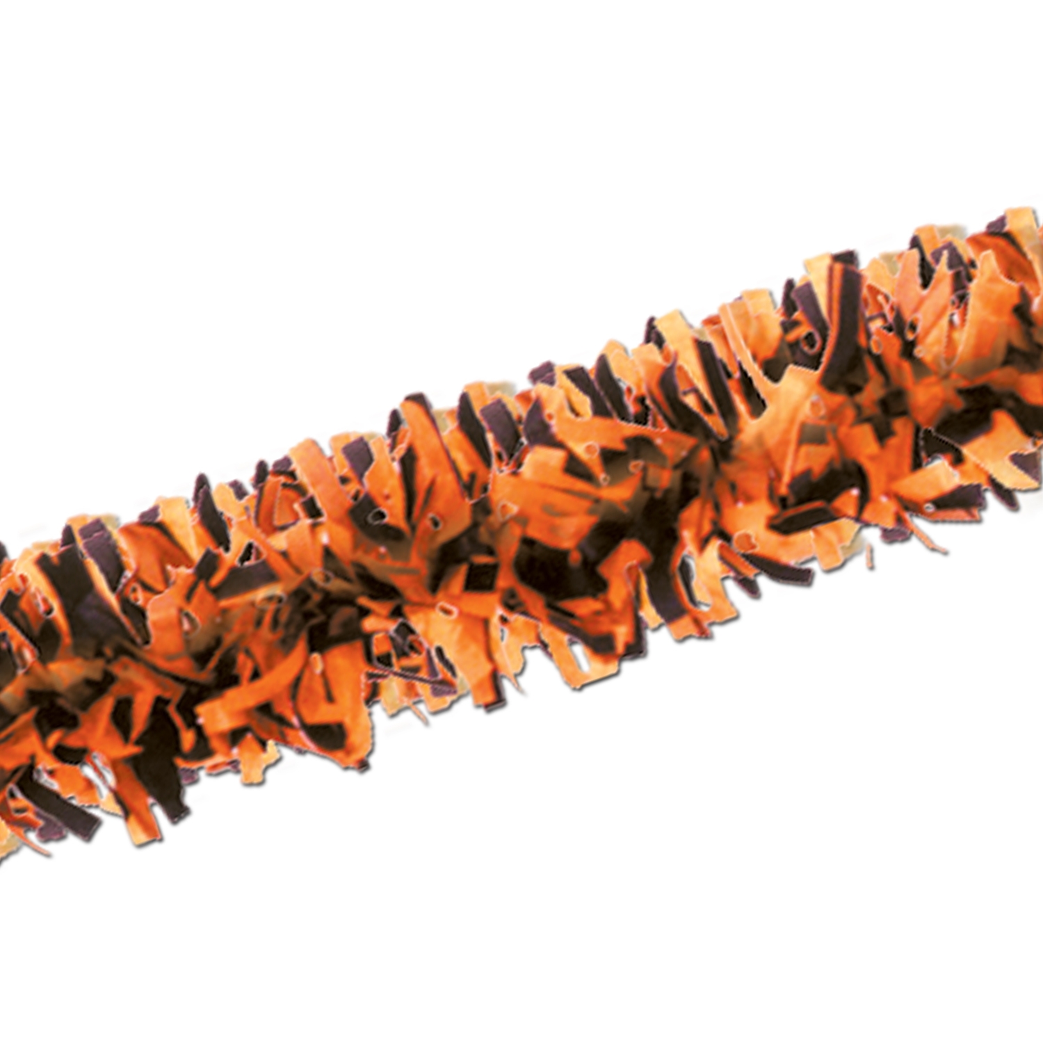 Orange and Black Tissue Festooning