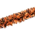 Orange and Black Tissue Festooning