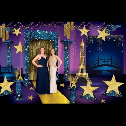Paris Prom Kit (42 Total Pieces Per Kit) paris prom kit, paris themed decorations, eiffel tower décor, paris party supplies, romantic prom theme, paris stand-ups, city of lights prom kit, Party Express prom kit