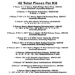 Paris Prom Kit (42 Total Pieces Per Kit) - 56165