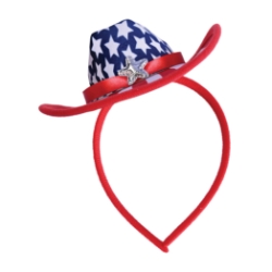 Patriotic Cowboy Hat with Headband
