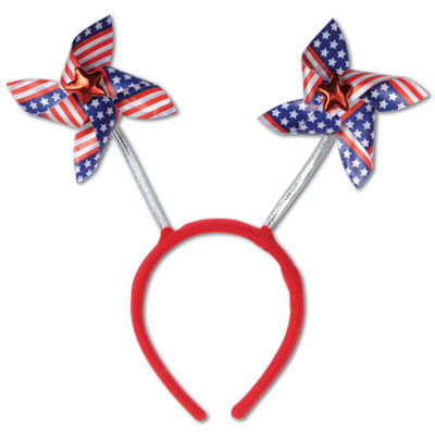 Patriotic Pinwheel Headband