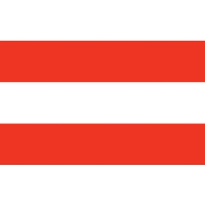 Patriotic Stripes Backdrop printed on white thin plastic material with red strips.