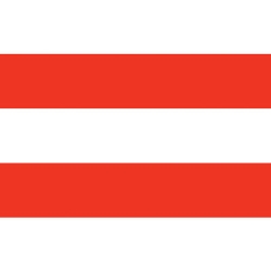Patriotic Stripes Backdrop printed on white thin plastic material with red strips.