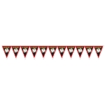Soccer Pennant Banner - Germany (Pack of 6) Germany pennant banner, German soccer banner, black red yellow soccer décor, Germany flag decorations, eagle shield Germany décor, soccer party supplies, all-weather pennant banner, Party Express Germany banner, international sports decorations
