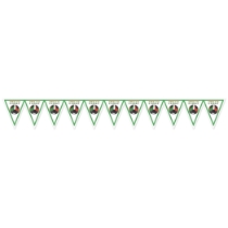 Soccer Pennant Banner - Italy (Pack of 6) Italy pennant banner, Italian flag banner, soccer Italy decorations, Italy party supplies, Italian themed décor, tricolor pennant banner, soccer party decorations, international party décor, Italy event decorations, Party Express Italy banner