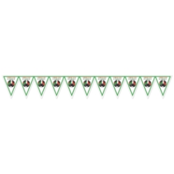 Soccer Pennant Banner - Italy (Pack of 6) Italy pennant banner, Italian flag banner, soccer Italy decorations, Italy party supplies, Italian themed décor, tricolor pennant banner, soccer party decorations, international party décor, Italy event decorations, Party Express Italy banner