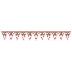 Soccer Pennant Banner - Portugal (Pack of 6) Portugal pennant banner, Portuguese flag banner, Portugal party supplies, soccer Portugal decorations, Portugal themed décor, red and green pennant banner, World Cup Portugal décor, international party decorations, Portuguese event décor, Party Express Portugal banner
