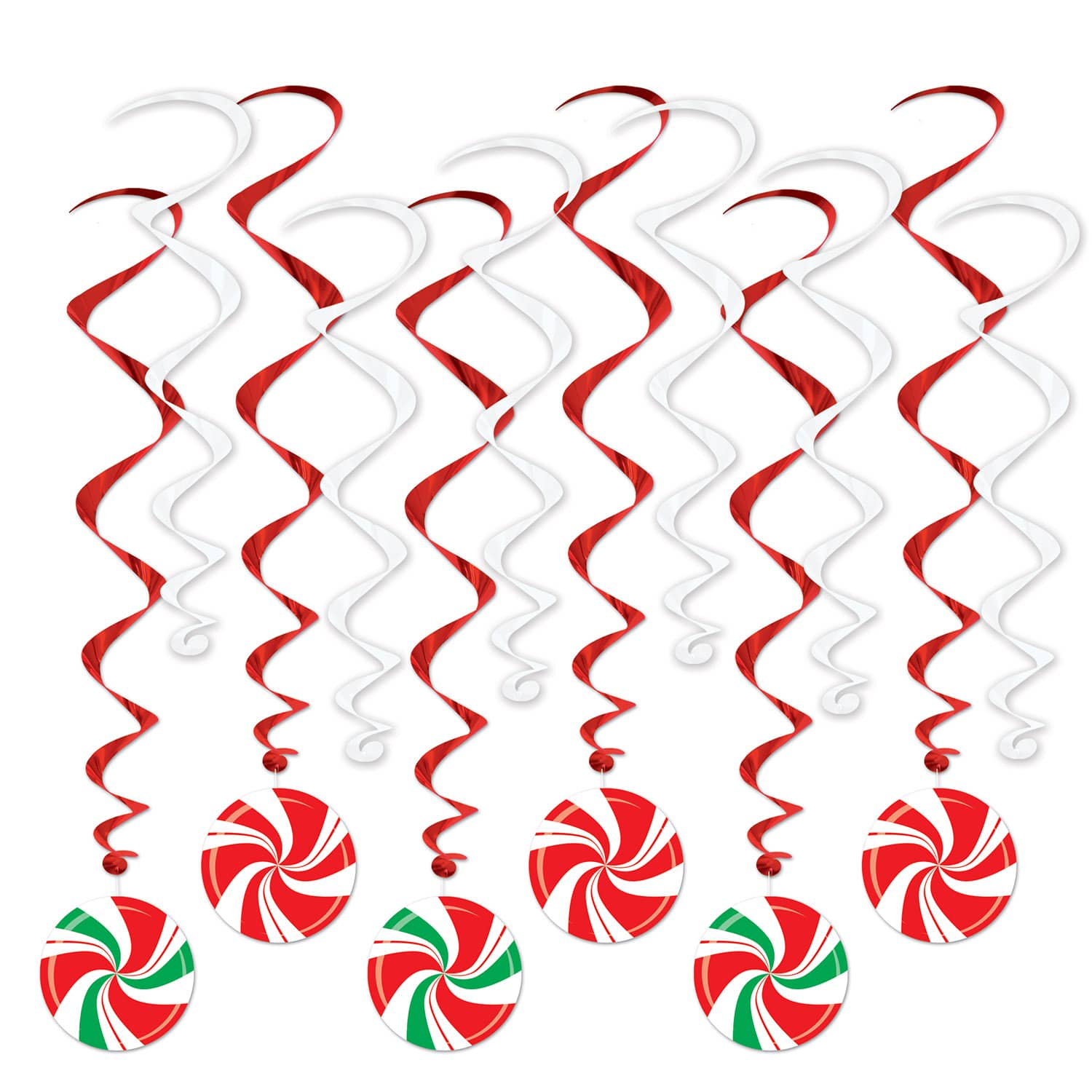 Red/White & Green/Red/White Peppermint Whirls 