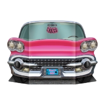 Pink Convertible Fun Photo Prop