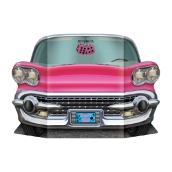 Pink Convertible Fun Photo Prop