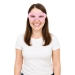 Pink Fabric Hero Mask (Pack of 12) - 66605-P
