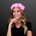 Pink LED Flower Crown (Pack of 12) - PA12150-PK