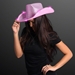 Pink Light Up Cowboy Hats (Pack of 6) - P305-P