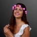 Pink Rosebud LED Flower Headbands