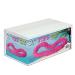 Pink Soft-Twist Poly Leis