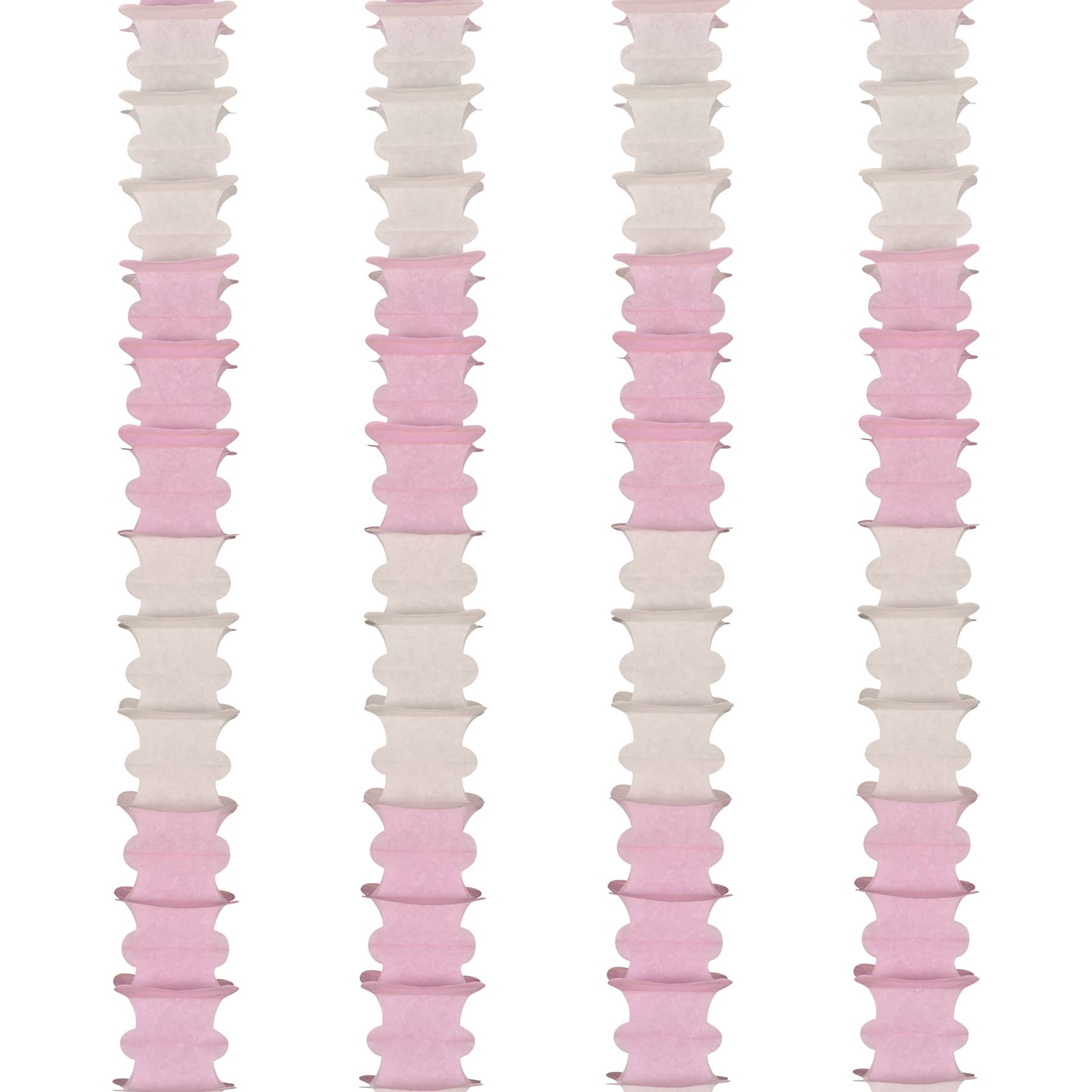 Pink & White Ceiling Drops
