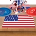 Plastic American Flag Placemats (Pack of 48) - 56117