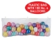 Plastic Balloon Bag w/Balloons 3' x 6' 8" (Packed of 1) - 55910-B